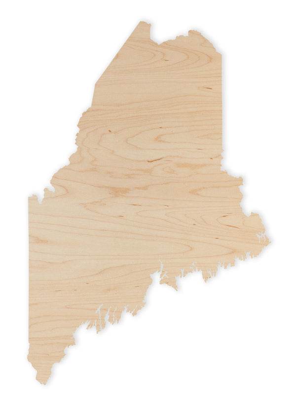 State Map Wall Hanging Maine
