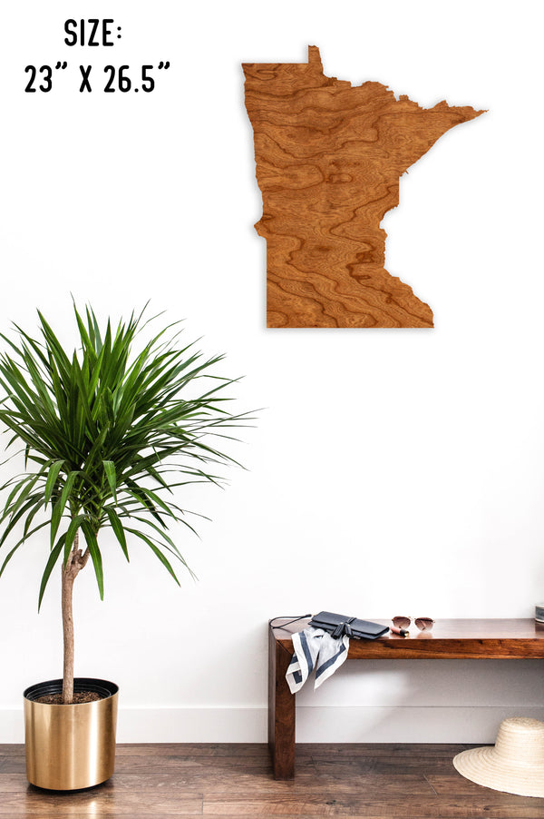 State Map Wall Hanging Minnesota