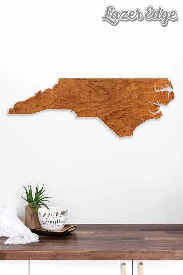 State Map Wall Hanging North Carolina