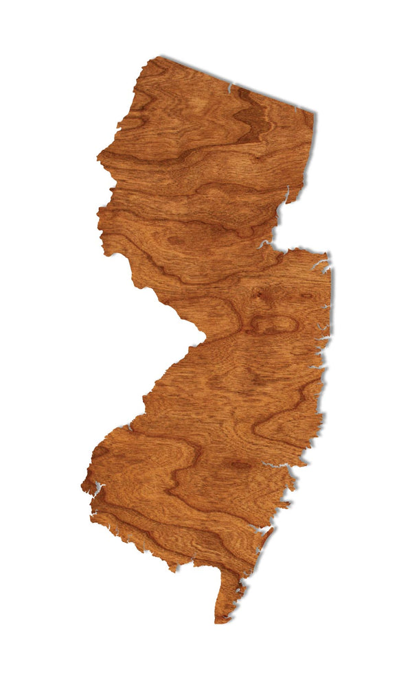 State Map Wall Hanging New Jersey