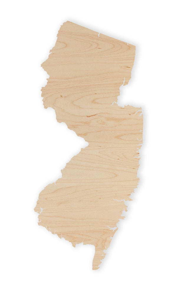 State Map Wall Hanging New Jersey