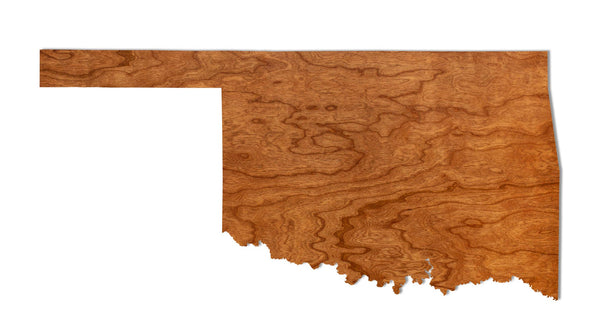 State Map Wall Hanging Oklahoma