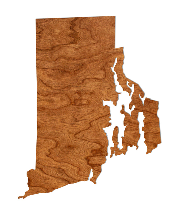 State Map Wall Hanging Rhode Island
