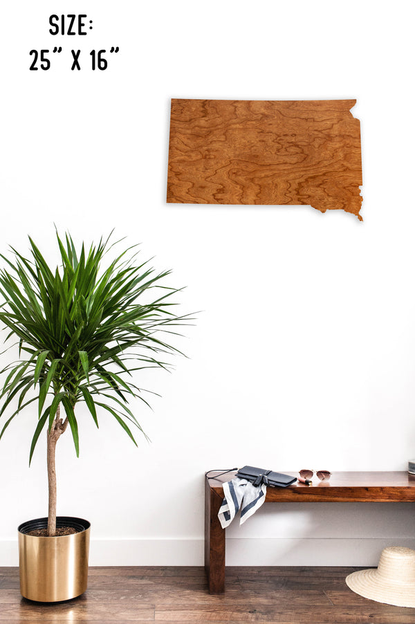State Map Wall Hanging South Dakota