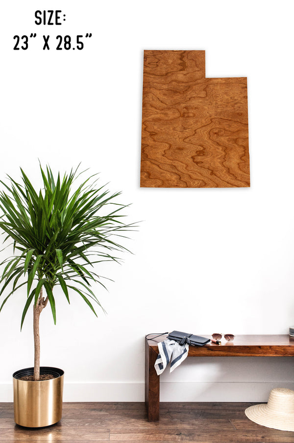 State Map Wall Hanging Utah