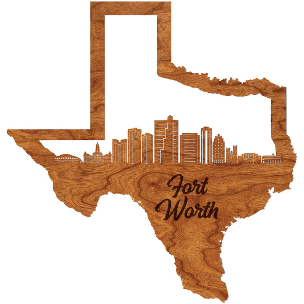 Texas Skyline Wall Hanging (Various Cities Available)