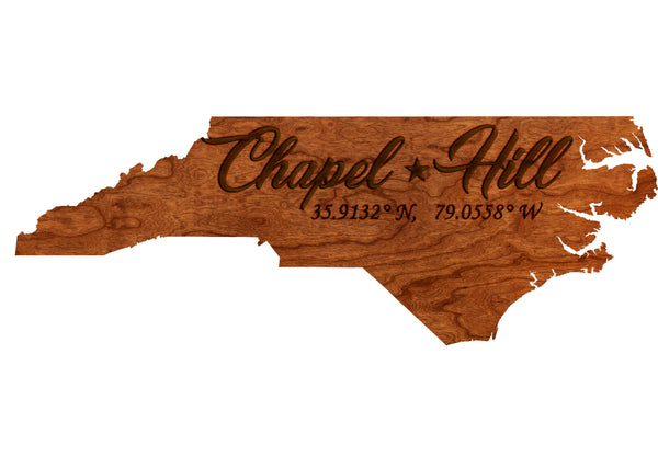 City/Hometown Wall Hanging Chapel Hill NC