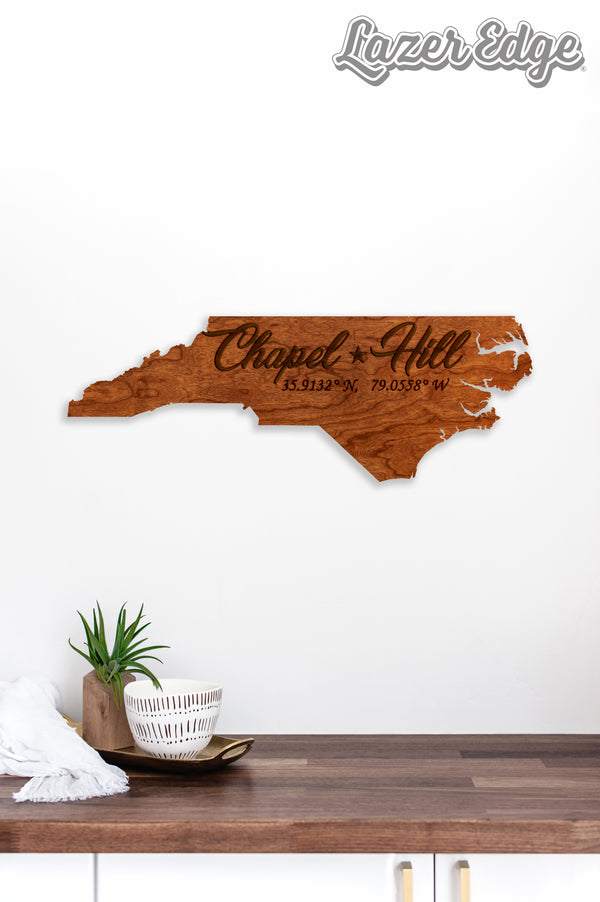 City/Hometown Wall Hanging Chapel Hill NC