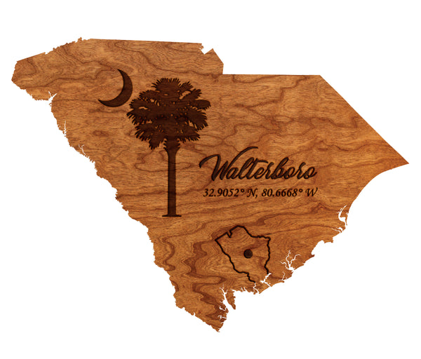 City/Hometown Wall Hanging Walterboro SC