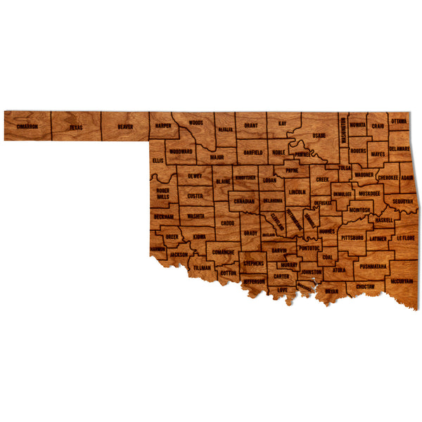 County Wall Hanging Oklahoma