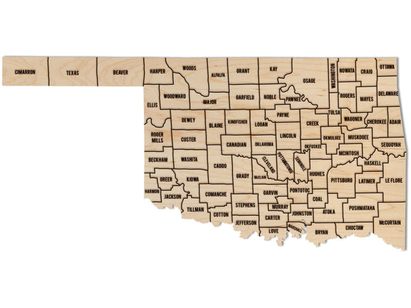 County Wall Hanging Oklahoma