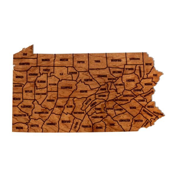 County Wall Hanging Pennsylvania