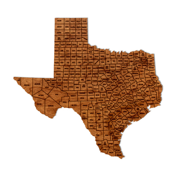 County Wall Hanging Texas