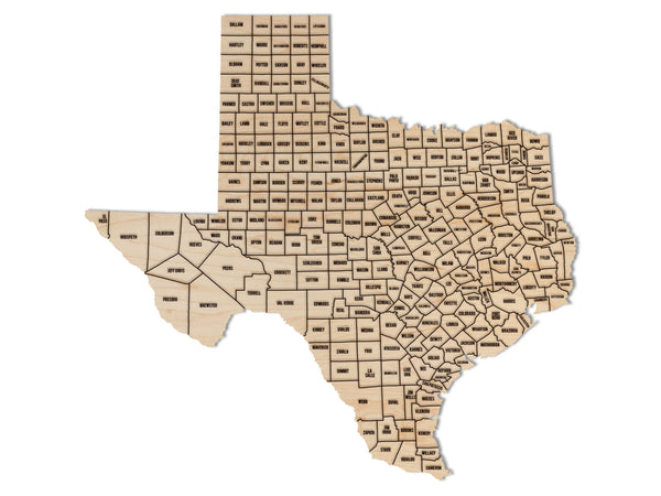 County Wall Hanging Texas