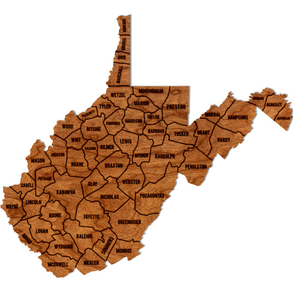County Wall Hanging West Virginia