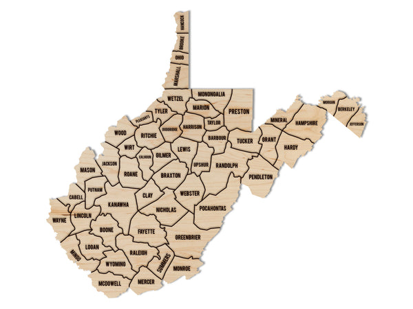 County Wall Hanging West Virginia