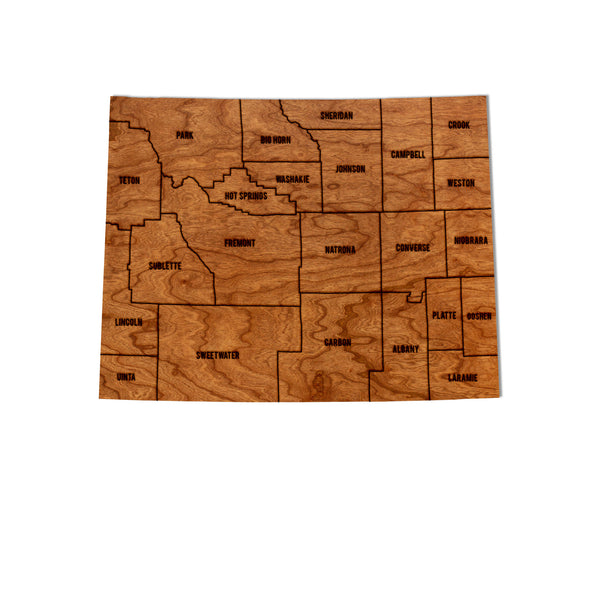 County Wall Hanging Wyoming