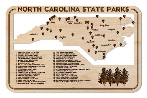 State Parks Wall Hanging NC State Park Frasier Fir