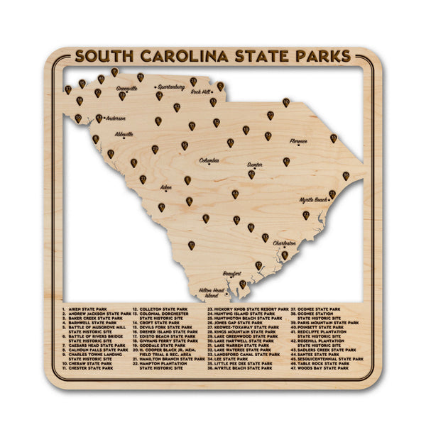 State Parks Wall Hanging SC State Park