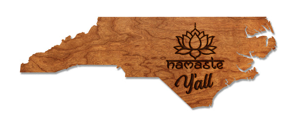 State Map Wall Hanging Namaste Yall