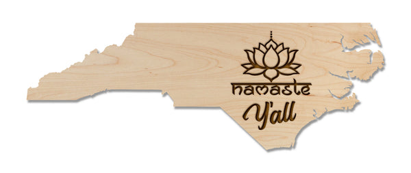 State Map Wall Hanging Namaste Yall