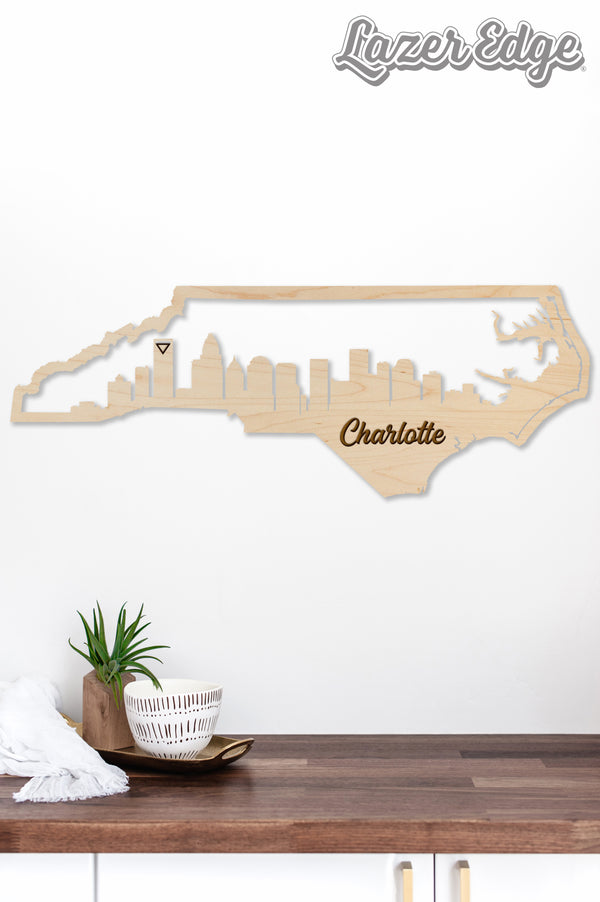 Skyline Wall Hanging Charlotte NC