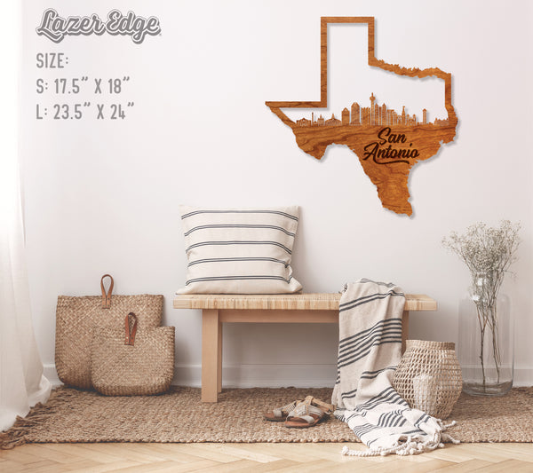 Skyline Wall Hanging San Antonio TX