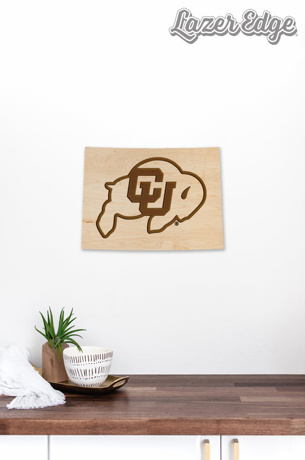 Colorado, University of Wall Hanging Buffalo Logo on CO