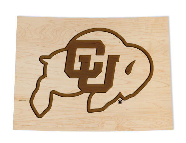 Colorado, University of Wall Hanging Buffalo Logo on CO