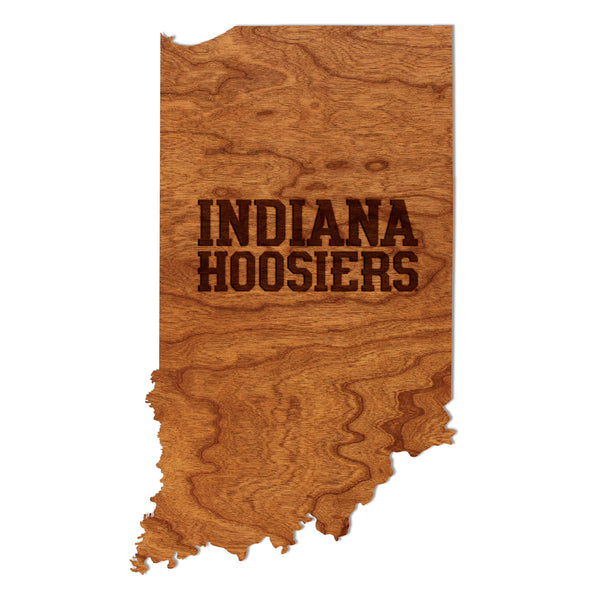 Indiana University Wall Hanging Name on State