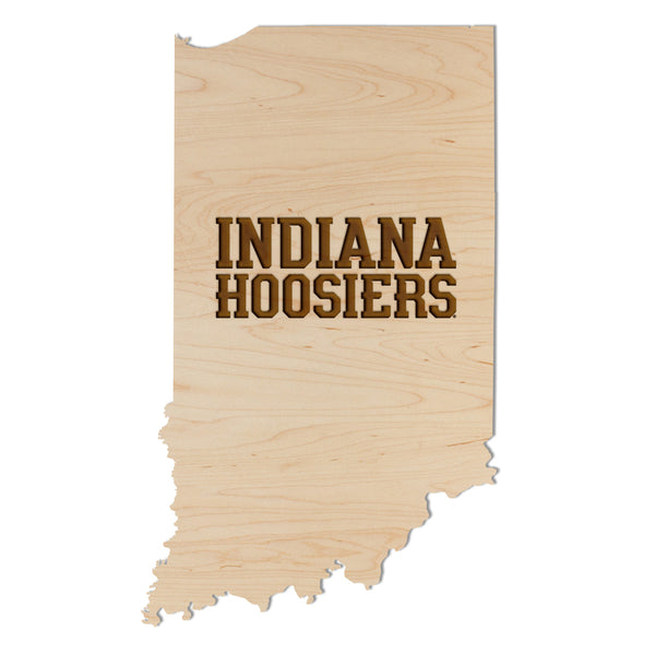 Indiana University Wall Hanging Name on State