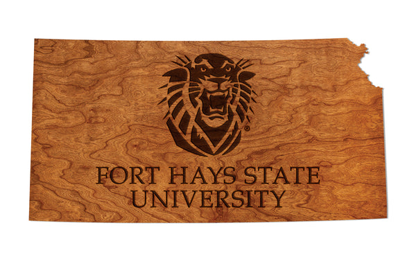Fort Hays Wall Hanging Fort Hays State University Wordmark on State