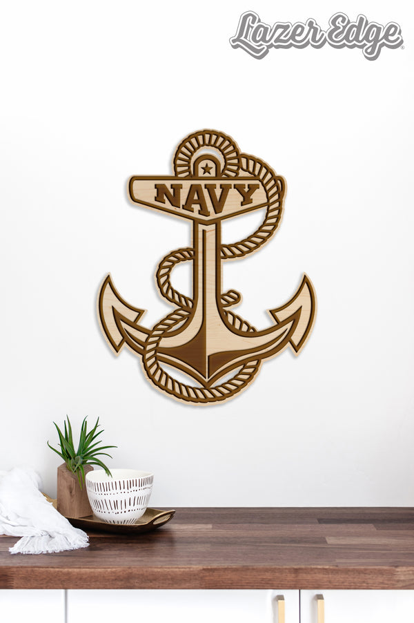 US Naval Academy Wall Hanging Anchor