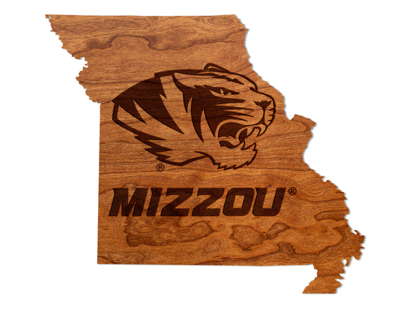 Missouri, University of Wall Hanging Tiger on State
