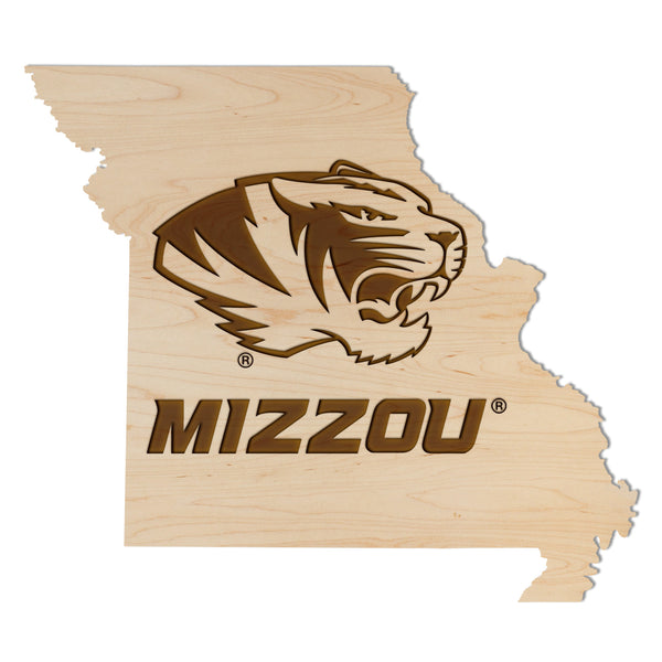 Missouri, University of Wall Hanging Tiger on State
