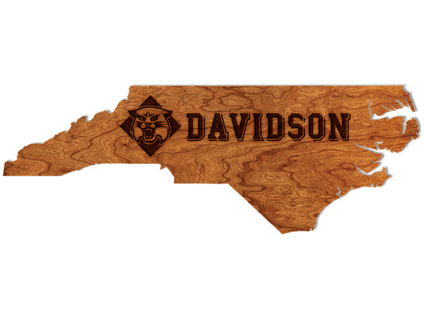 Davidson College Wall Hanging Logo on State