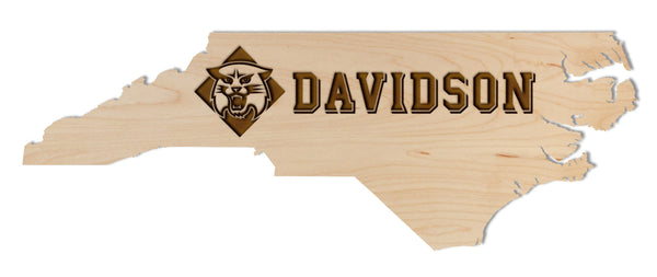 Davidson College Wall Hanging Logo on State