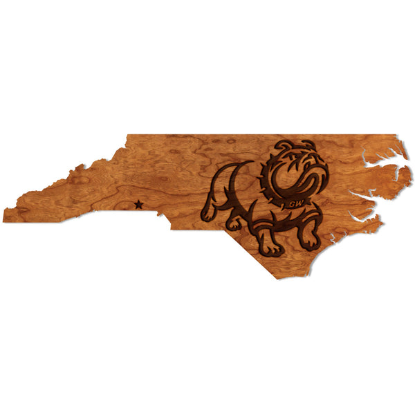 Gardner Webb University "Bulldogs" Wall Hanging - Various Designs Available