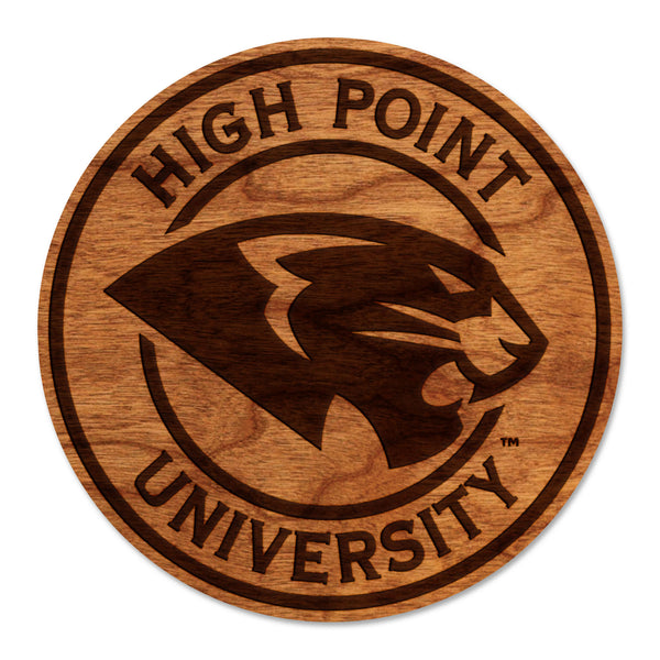 High Point University Wall Hanging Panther Circular