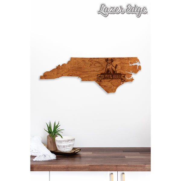Johnson C. Smith Logo on North Carolina   Wall Hanging