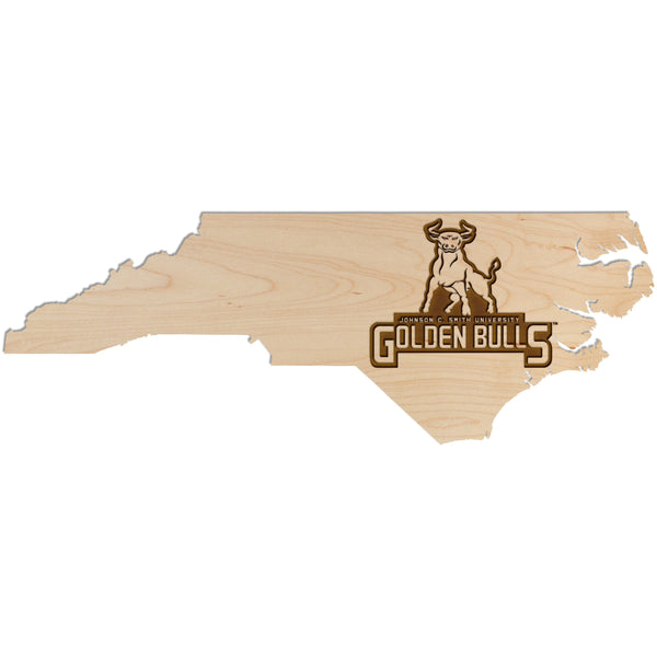 Johnson C. Smith Logo on North Carolina   Wall Hanging