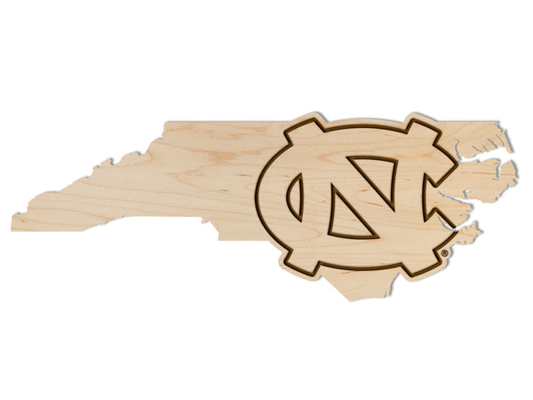 UNC Chapel Hill Wall Hanging NC Letters on State
