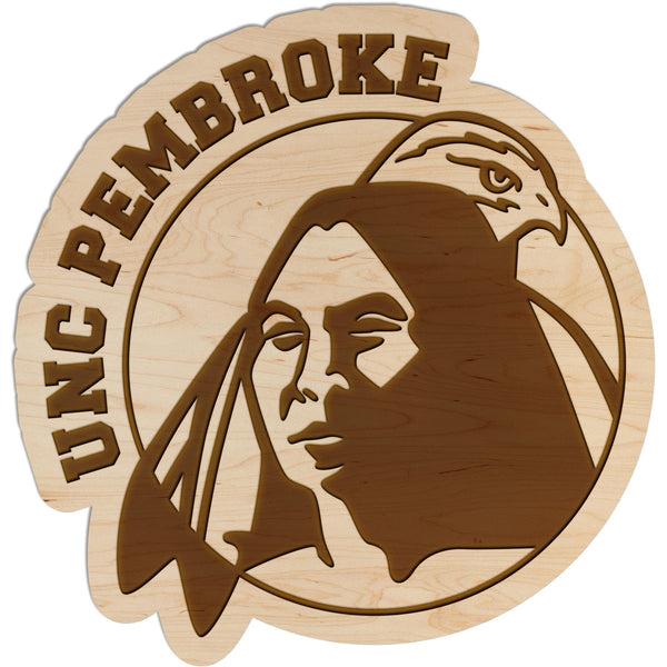 UNC Pembroke Logo   Wall Hanging
