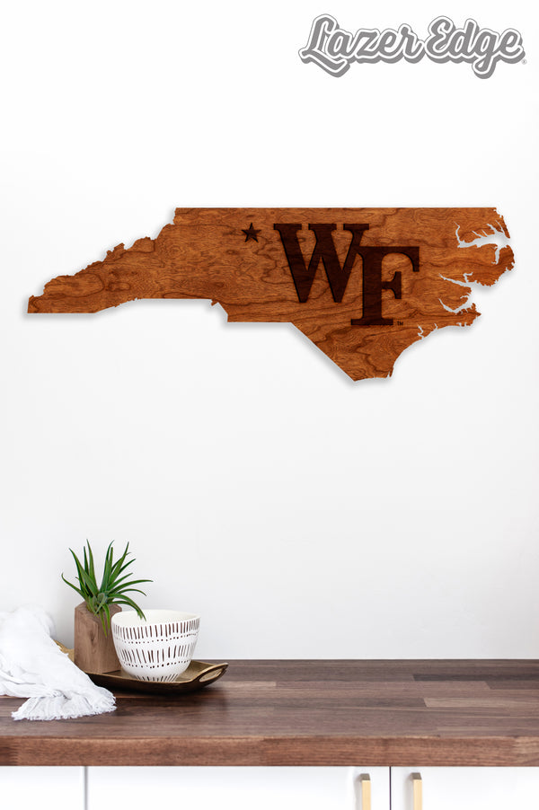 Wake Forest Wall Hanging WF on State