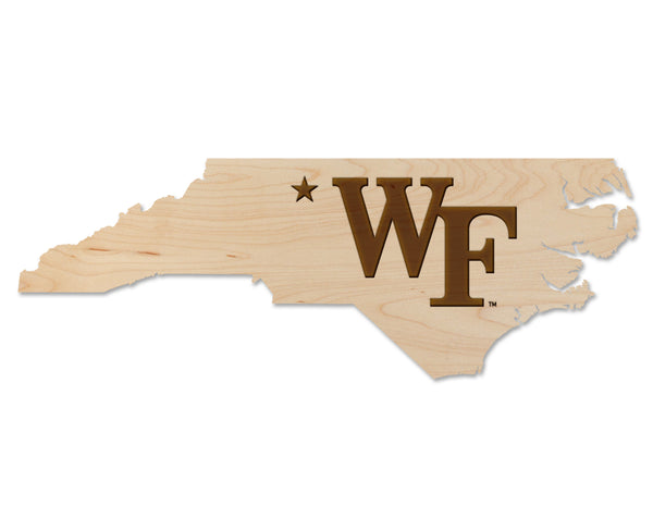 Wake Forest Wall Hanging WF on State