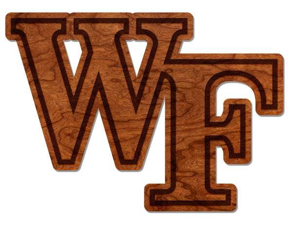 Wake Forest Wall Hanging WF Logo