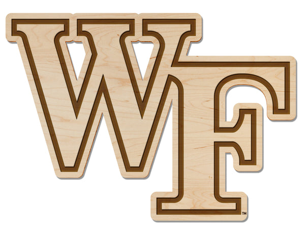 Wake Forest Wall Hanging WF Logo
