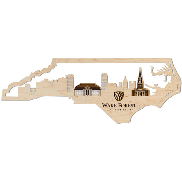 Wake Forest Skyline Wall Hanging