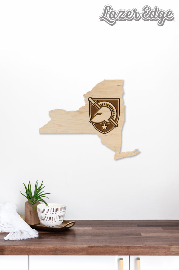 Army at Westpoint Wall Hanging Shield on State