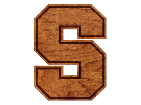 Syracuse, University of Wall Hanging Block S Logo